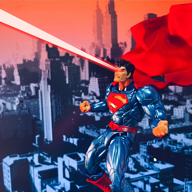 Custom 1/12 Clothing Accessories for Kaiyodo Amazing Yamaguchi Superman Cloak 1/12