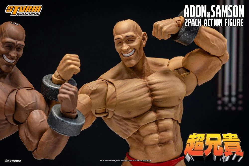 (Pre-Order) Storm Collectibles Chou-Aniki Adon and Samson 1/12 Scale Action Figure Set