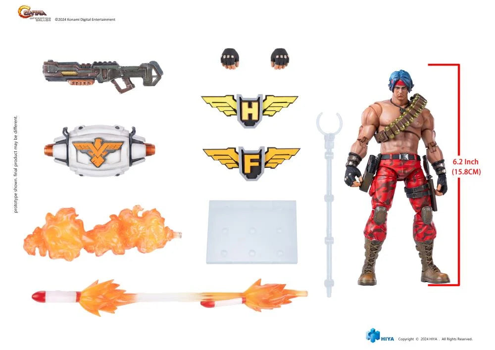 (Pre-Order) Hiya Toys Contra: Operation Galuga Lance Bean 1/12 Scale PX Previews Exclusive Action Figure