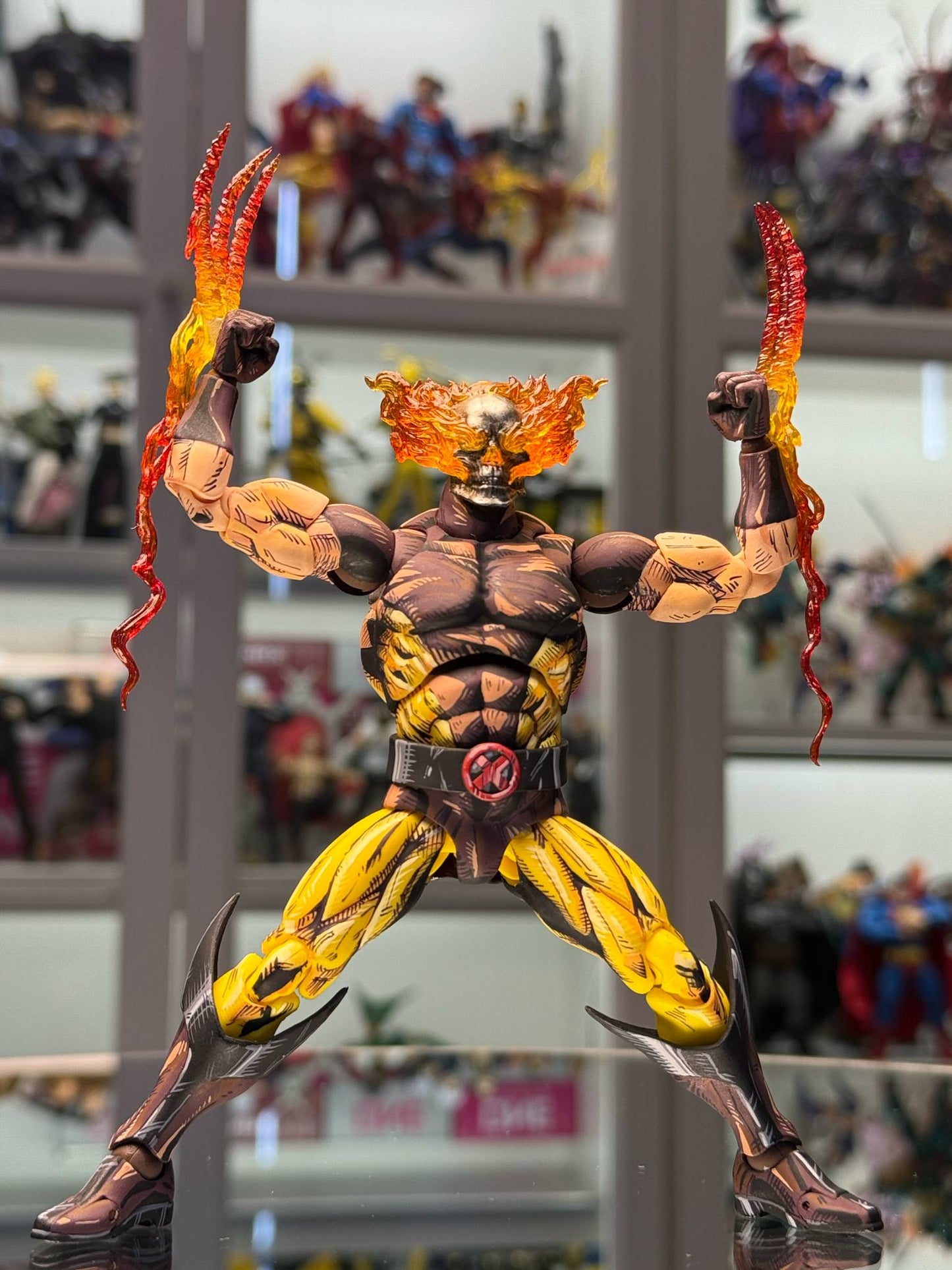 Custom 1/12 Action Figure Comic painting CT Toys Hellverine (Including Figure)