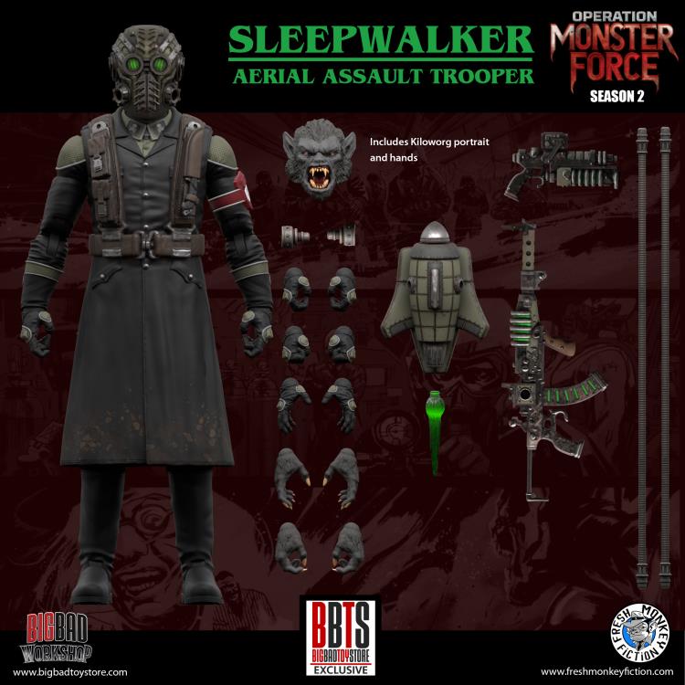 (Pre-Order) Operation: Monster Force Sleepwalker Aerial Assault Trooper 1/12 Scale Figure