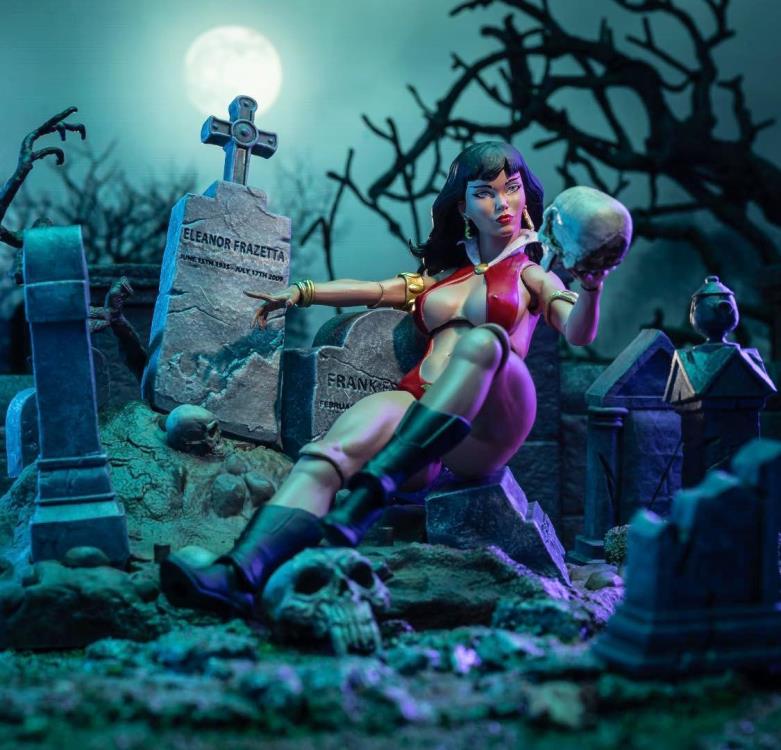 (Pre-Order) FRAZETTA GIRLS Vampirella ICON Collectibles 1/12 Scale Action Figure
