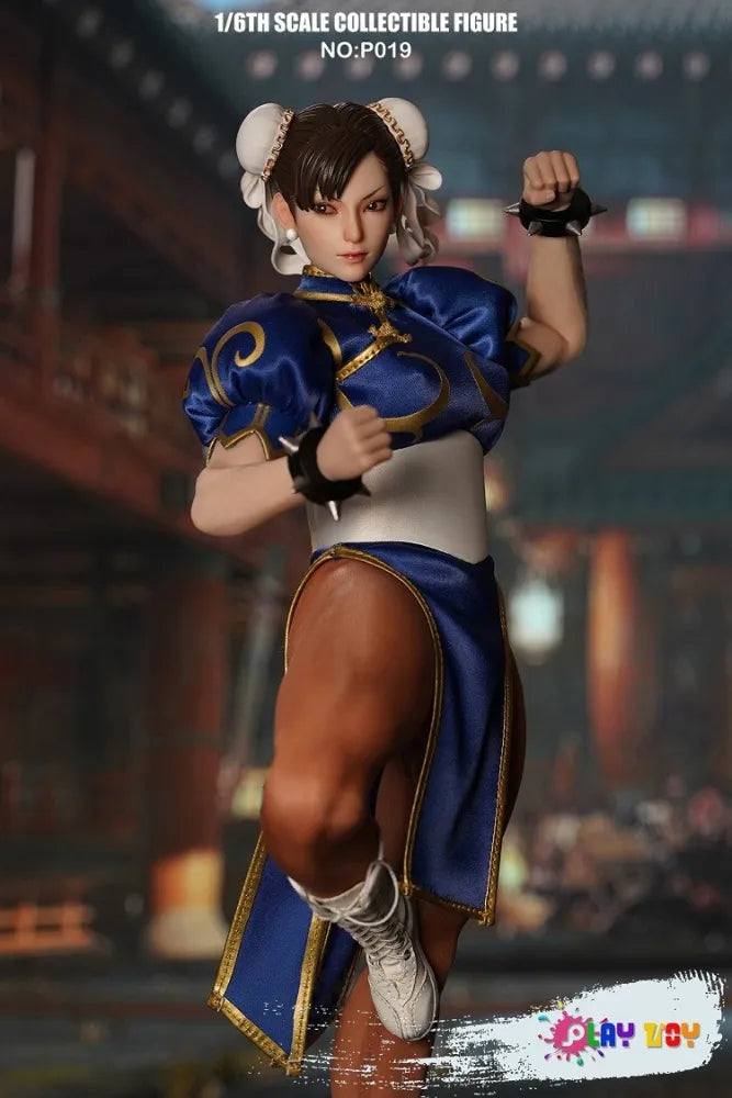(Pre-Order) PLAY TOY 1/6 Goddess of Fighting P019 Street Fighter Chun-Li Seamless Figure