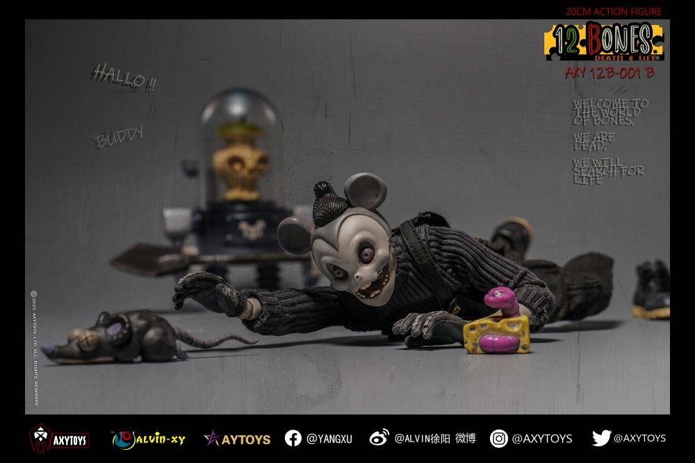 (Pre-Order) AXYTOYS 12 Bones Mouse (1B) Action Figure