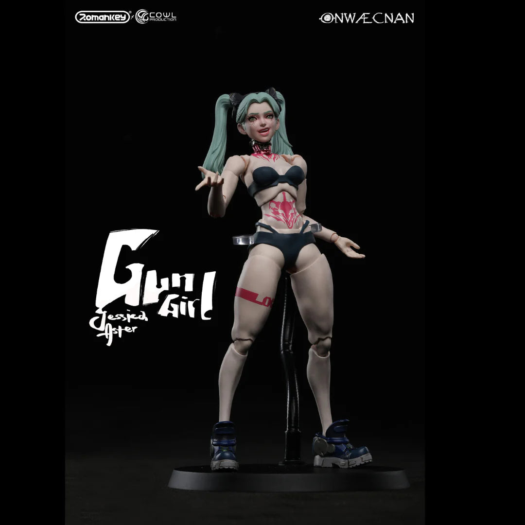 Romankey x Cowl 1/2 Gun Girl Jessica Aster action figure Deluxe (In Stock)