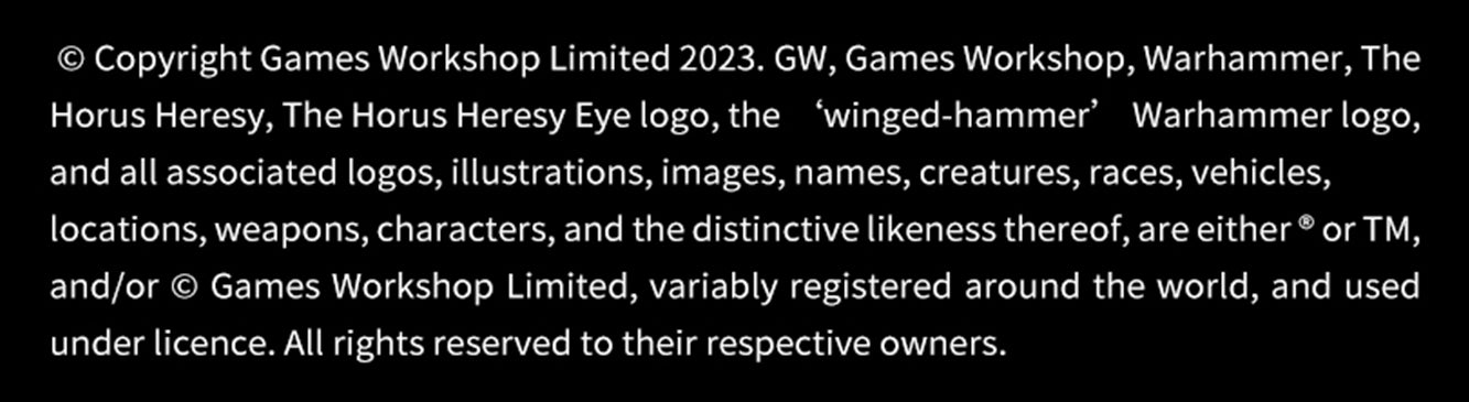 Warhammer The Horus Heresy Imperial Fists Legion Cataphractii Terminator Squad Legion Cataphractii with Lightning Claws (In Stock)