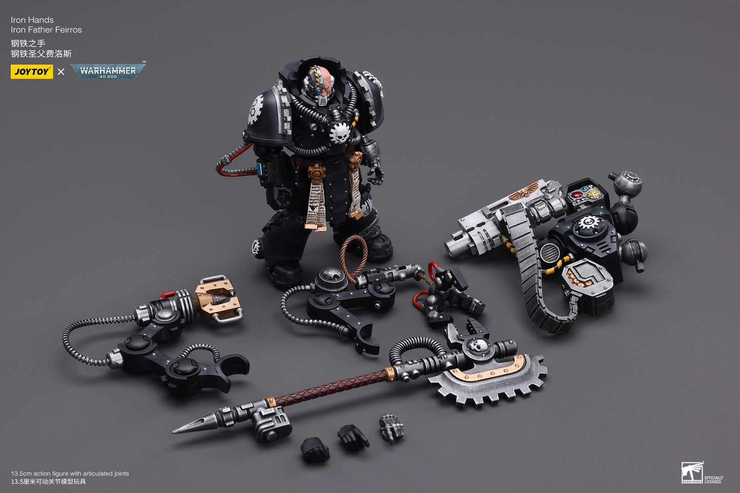 Warhammer 40K Iron Hands lron Father Feirros (In Stock)