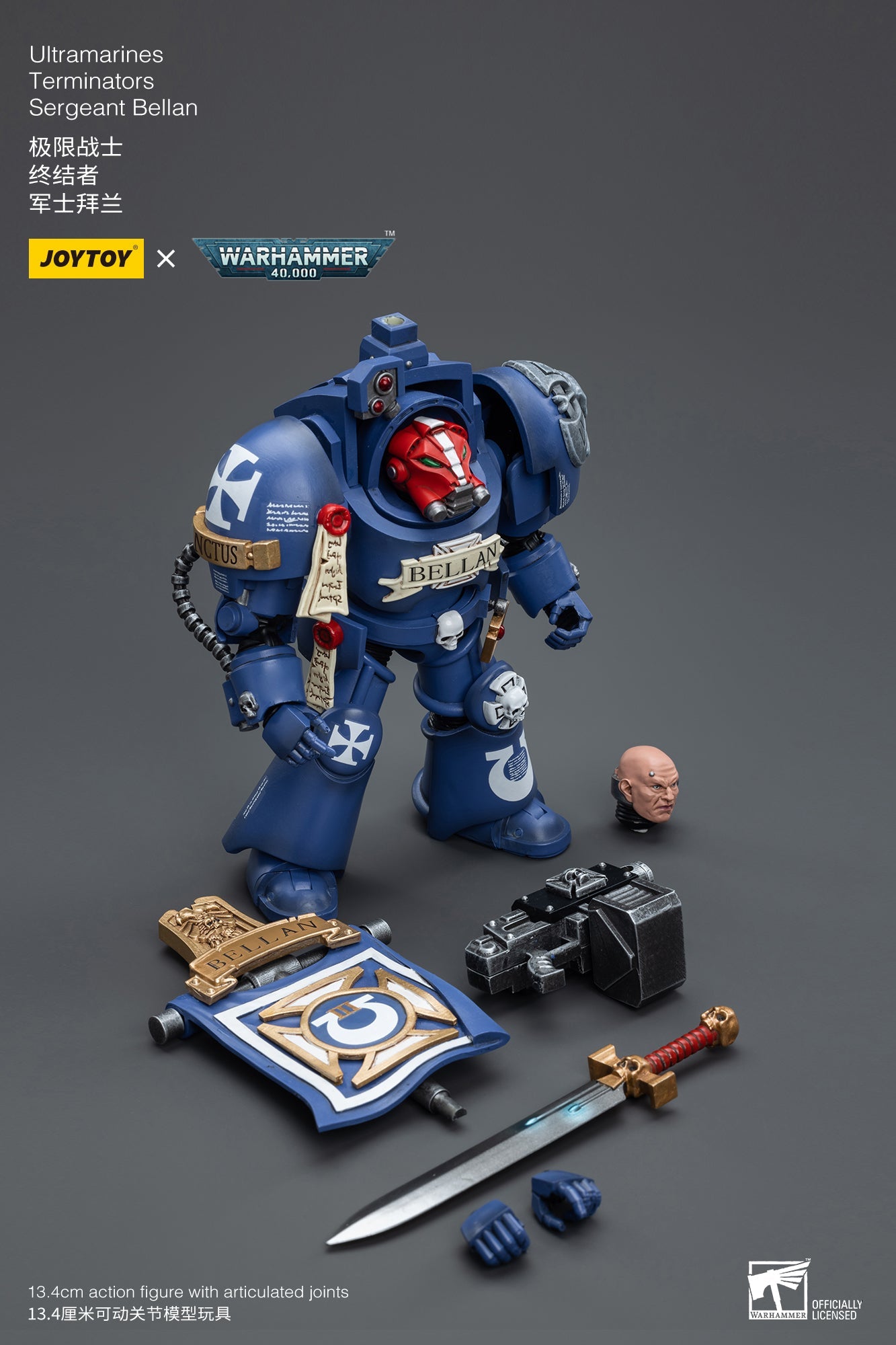 Warhammer 40K Ultramarines Terminators Sergeant Bellan (In Stock)