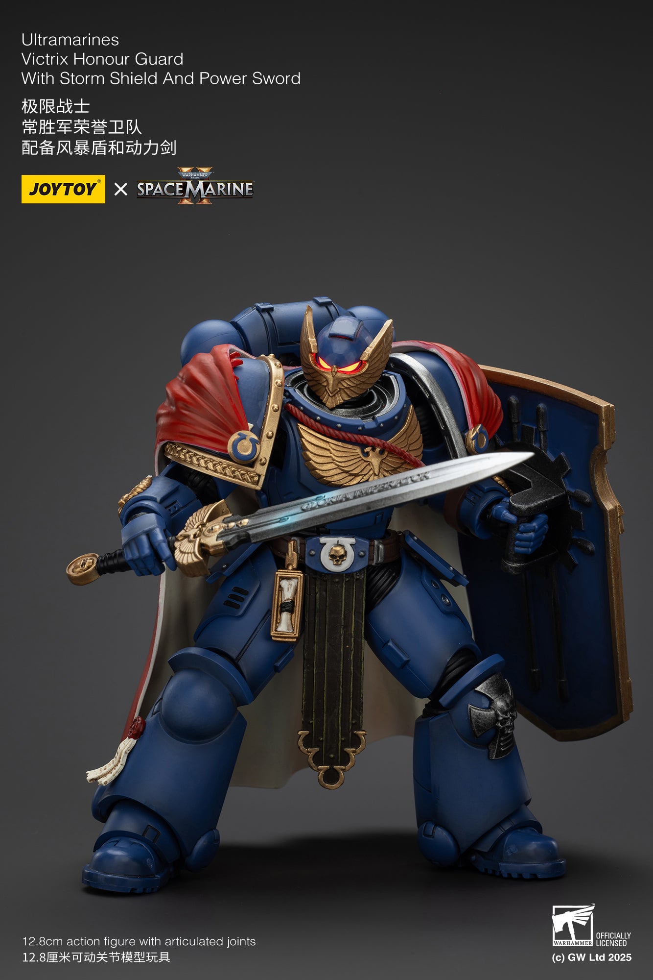 Warhammer 40k Ultramarines Victrix Honour Guard with Storm Shield And Power Sword