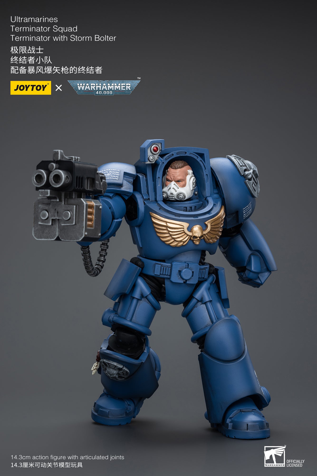 (Pre-Order) Warhammer 40k Ultramarines Terminator Squad Terminator with Storm Bolter