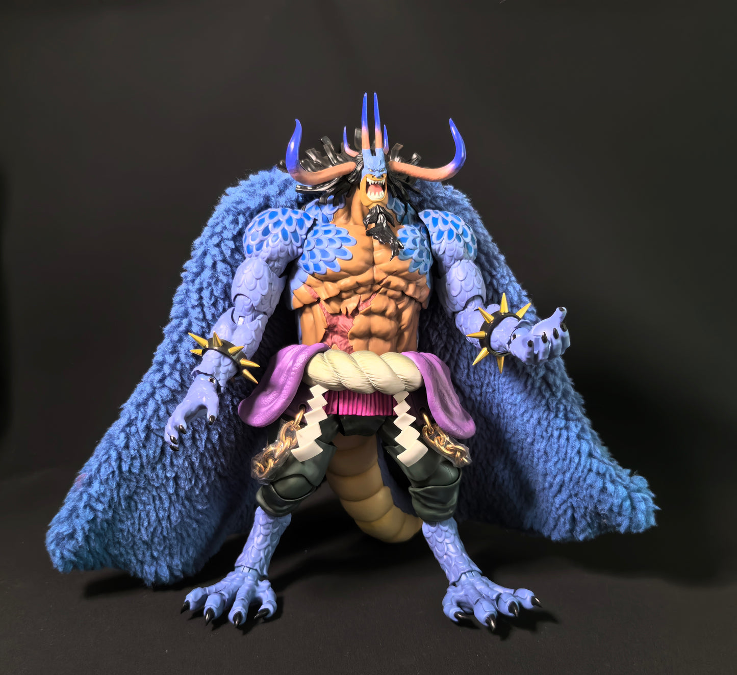 Custom 1/12 Clothing Accessories for SHF Kaido soft cloak