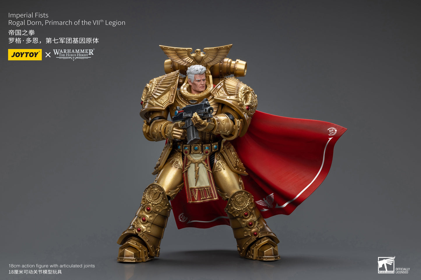 Warhammer 40K Imperial Fists Rogal Dorn, Primarch of the Vllth Legion (In Stock)