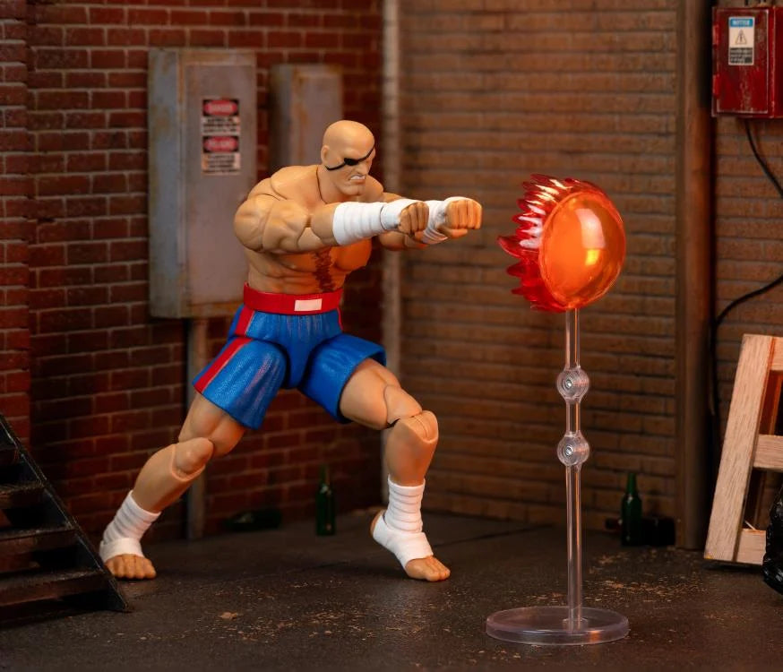 Jada Street Fighter II Sagat 6 Inch Figure (In Stock)