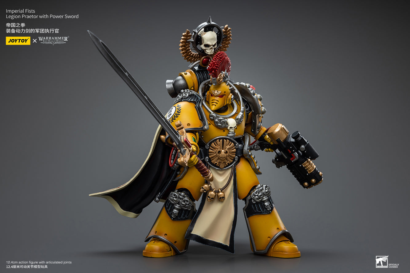 Warhammer 40K Imperial Fists Legion Praetor with Power Sword (In Stock)