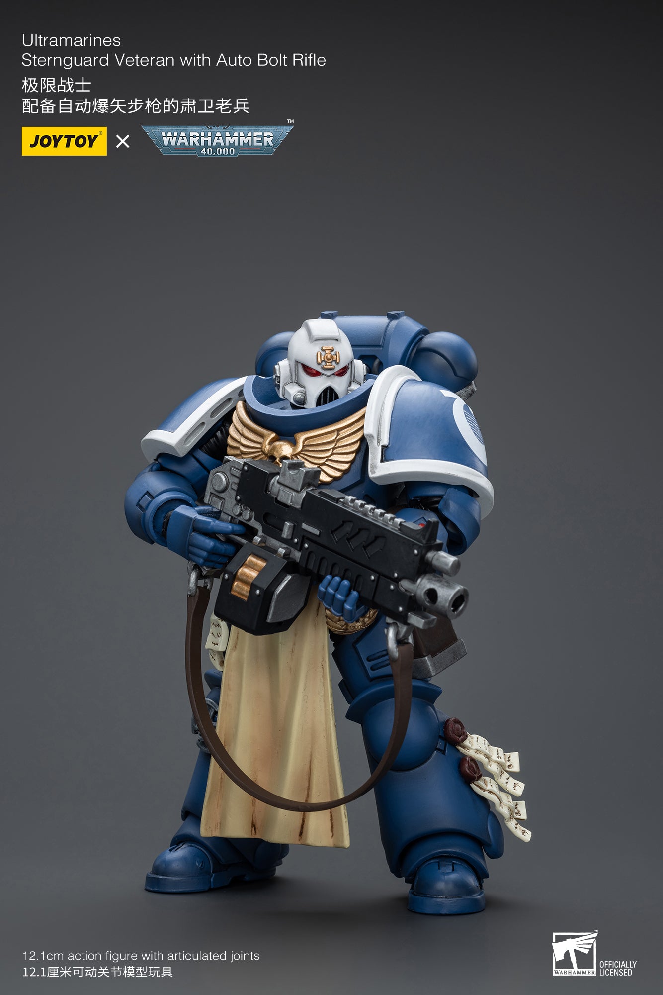 (Pre-Order) Warhammer 40k Ultramarines Sternguard Veteran with Auto Bolt Rifle (Reissue)