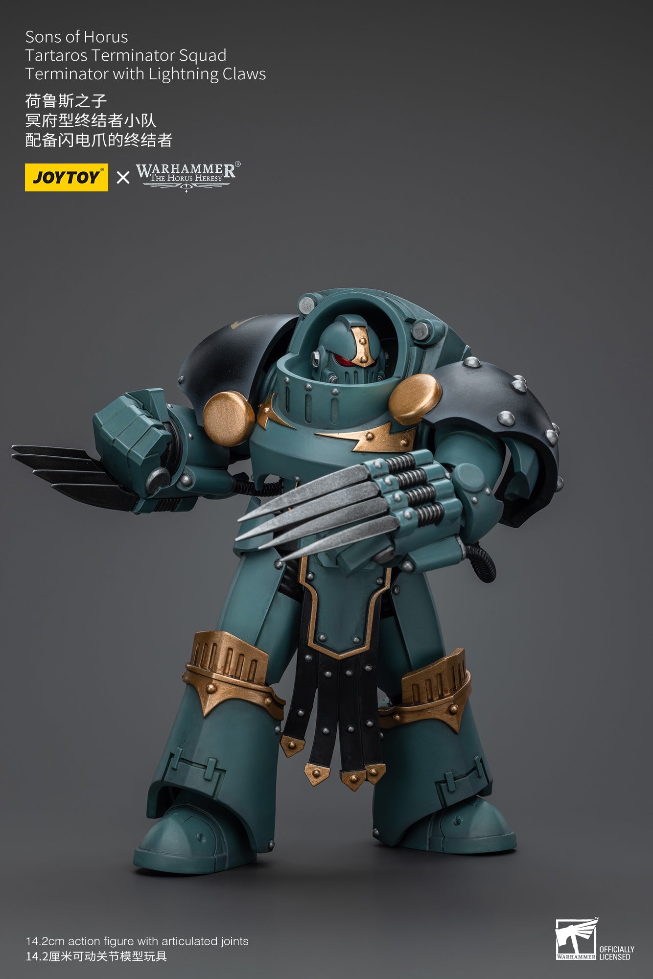 (Pre-Order) Warhammer The Horus Heresy Sons Of Horus Tartaros Terminator Squad Terminator With Lightning Claws