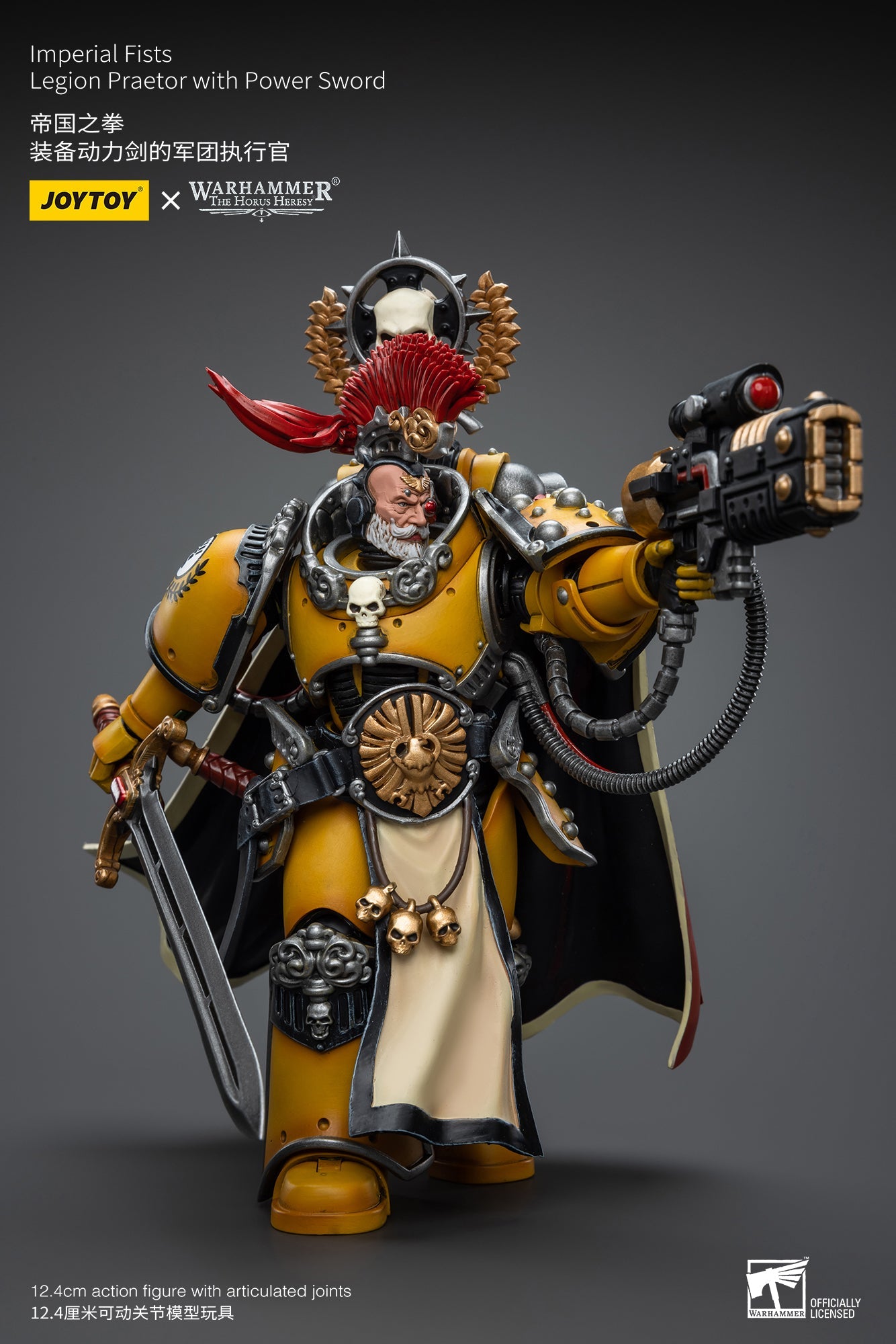 Warhammer 40K Imperial Fists Legion Praetor with Power Sword (In Stock)