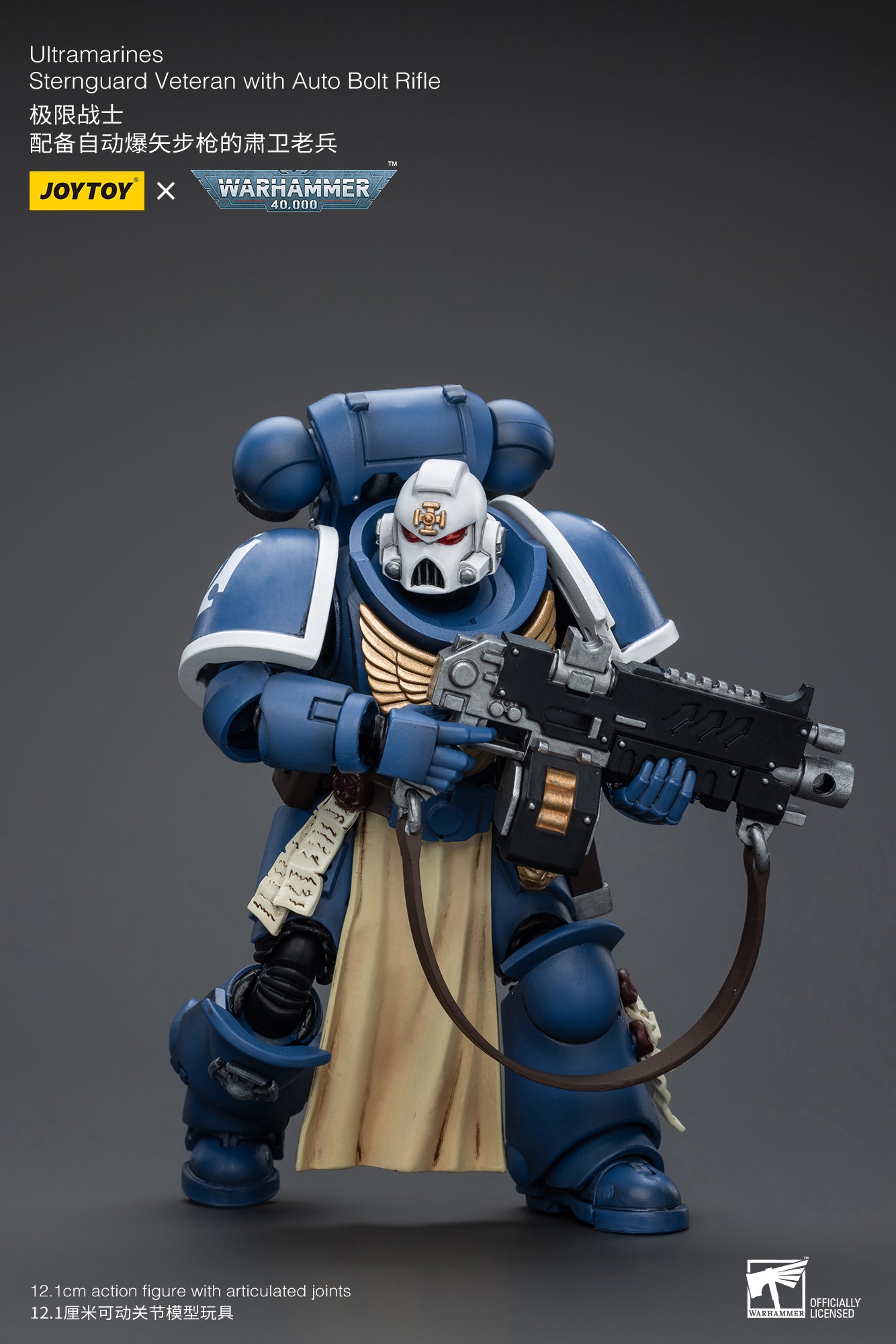 (Pre-Order) Warhammer 40k Ultramarines Sternguard Veteran with Auto Bolt Rifle (Reissue)