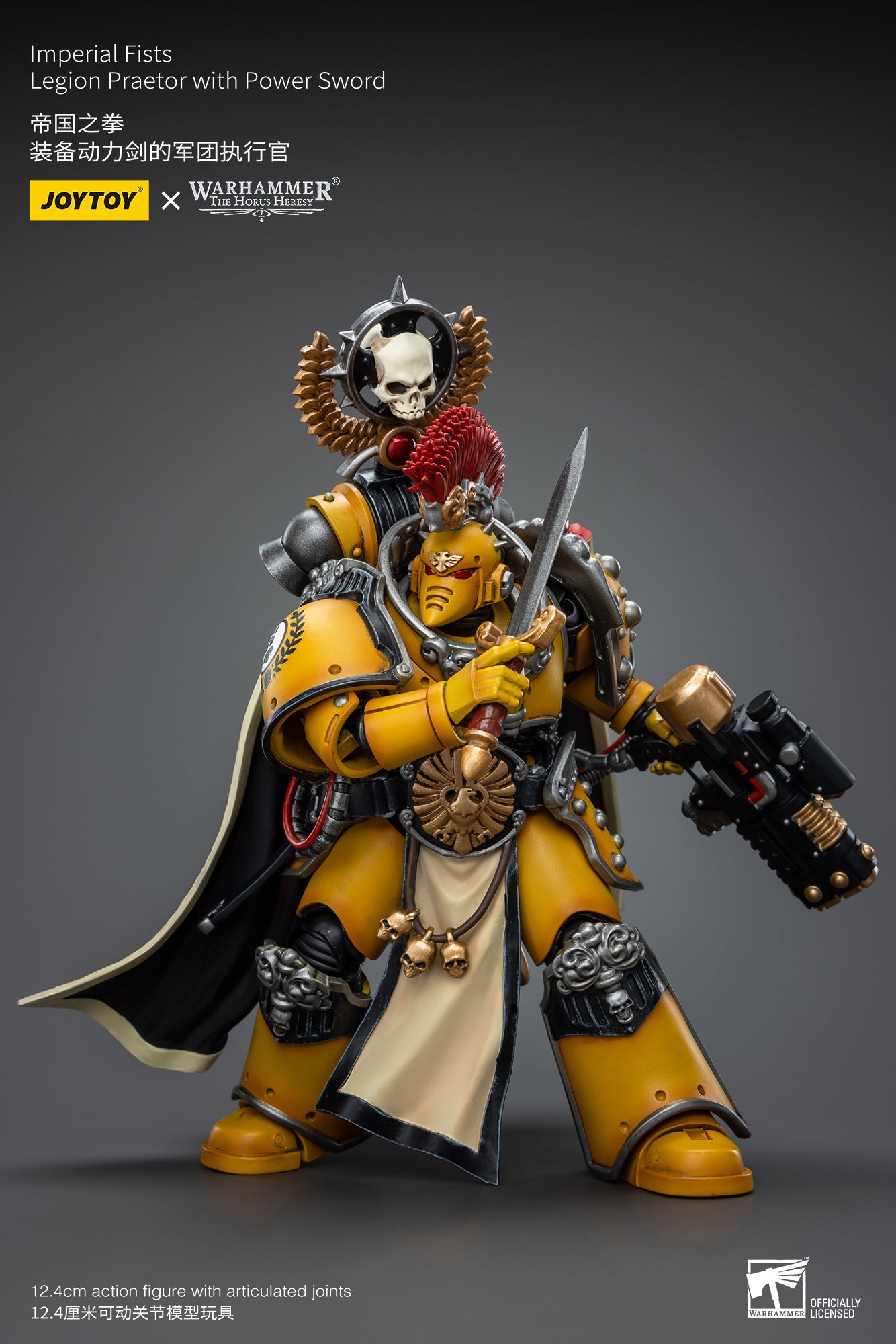 Warhammer 40K Imperial Fists Legion Praetor with Power Sword (In Stock)