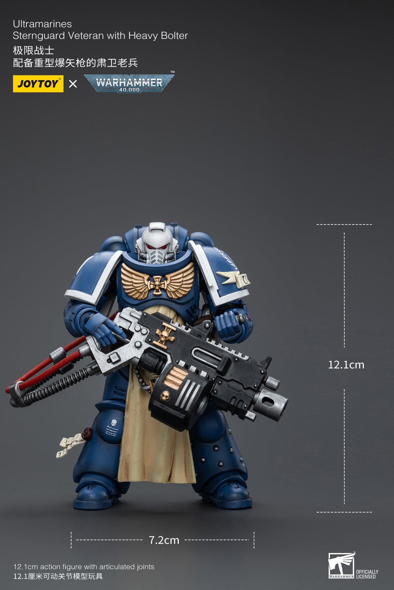 (Pre-Order) Warhammer 40k Ultramarines Sternguard Veteran with Heavy Bolter