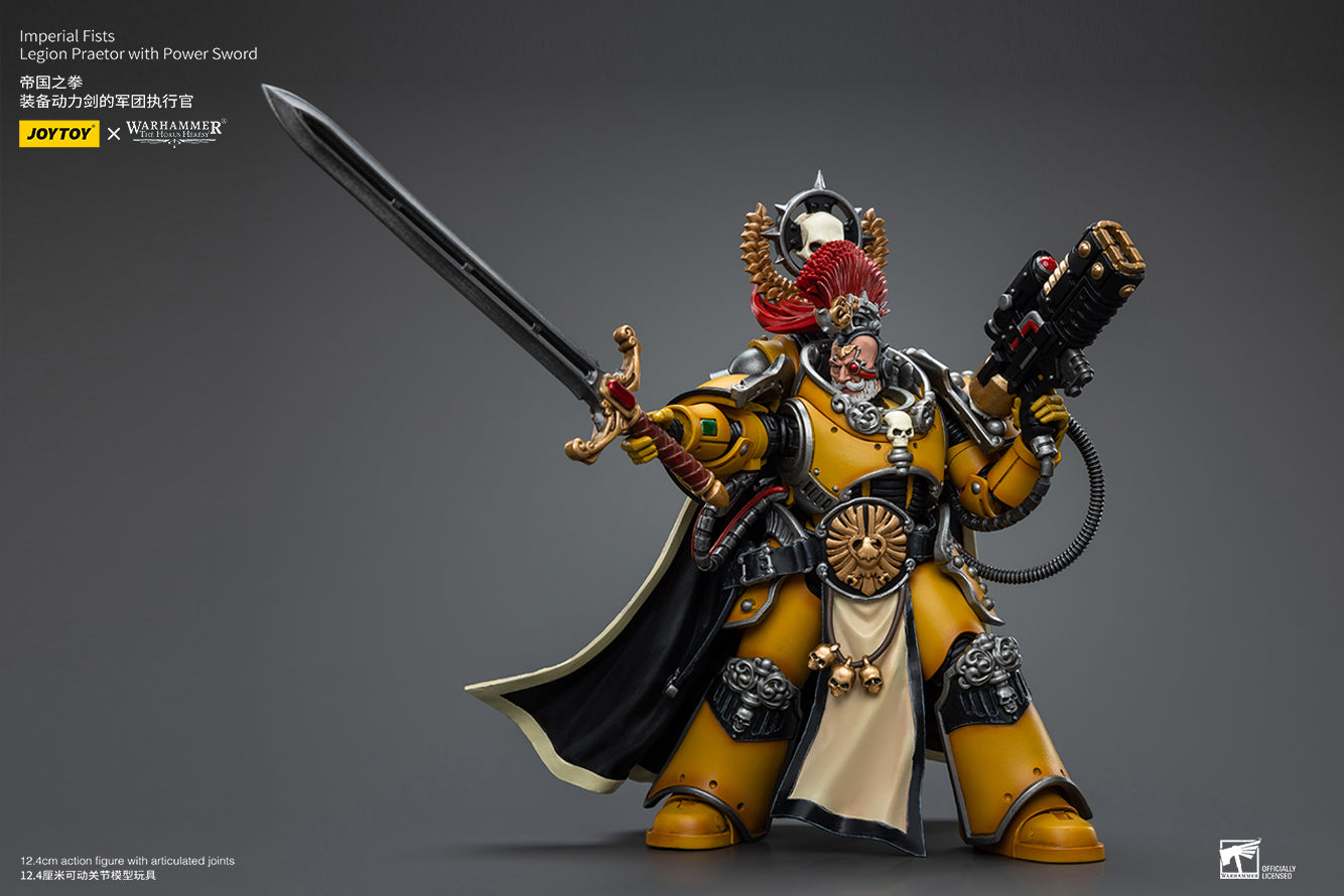 Warhammer 40K Imperial Fists Legion Praetor with Power Sword (In Stock)