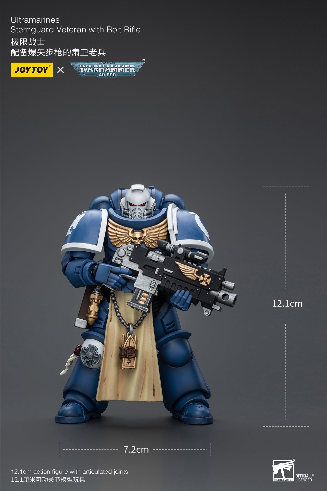 (Pre-Order) Warhammer 40k Ultramarines Sternguard Veteran with Bolt Rifle (Reissue)