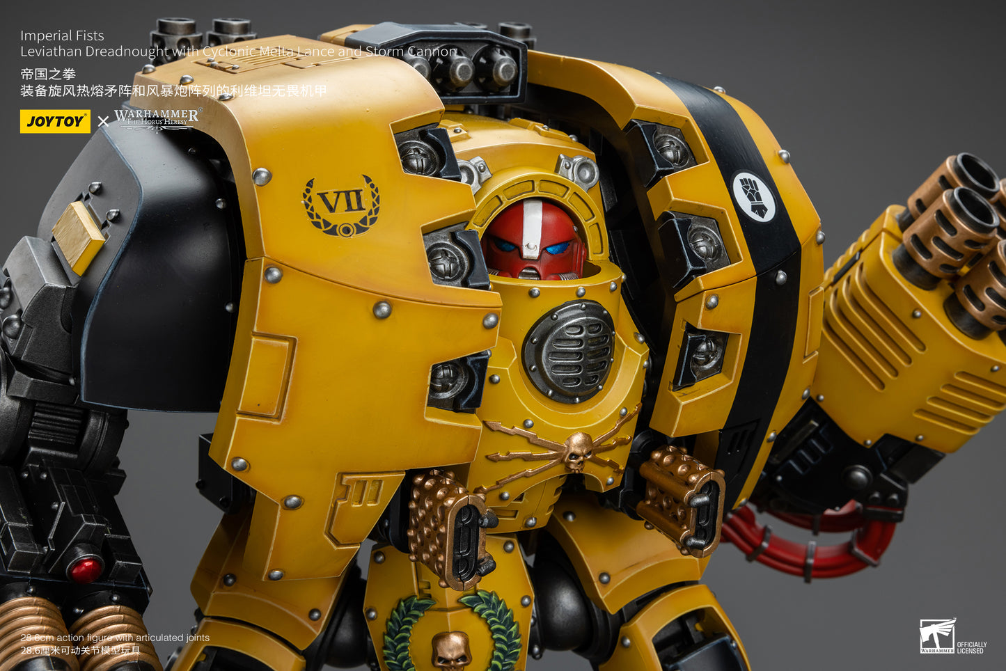 (Pre-Order) Warhammer Imperial Fists Leviathan Dreadnought with Cyclonic Melta Lance and Storm Cannon