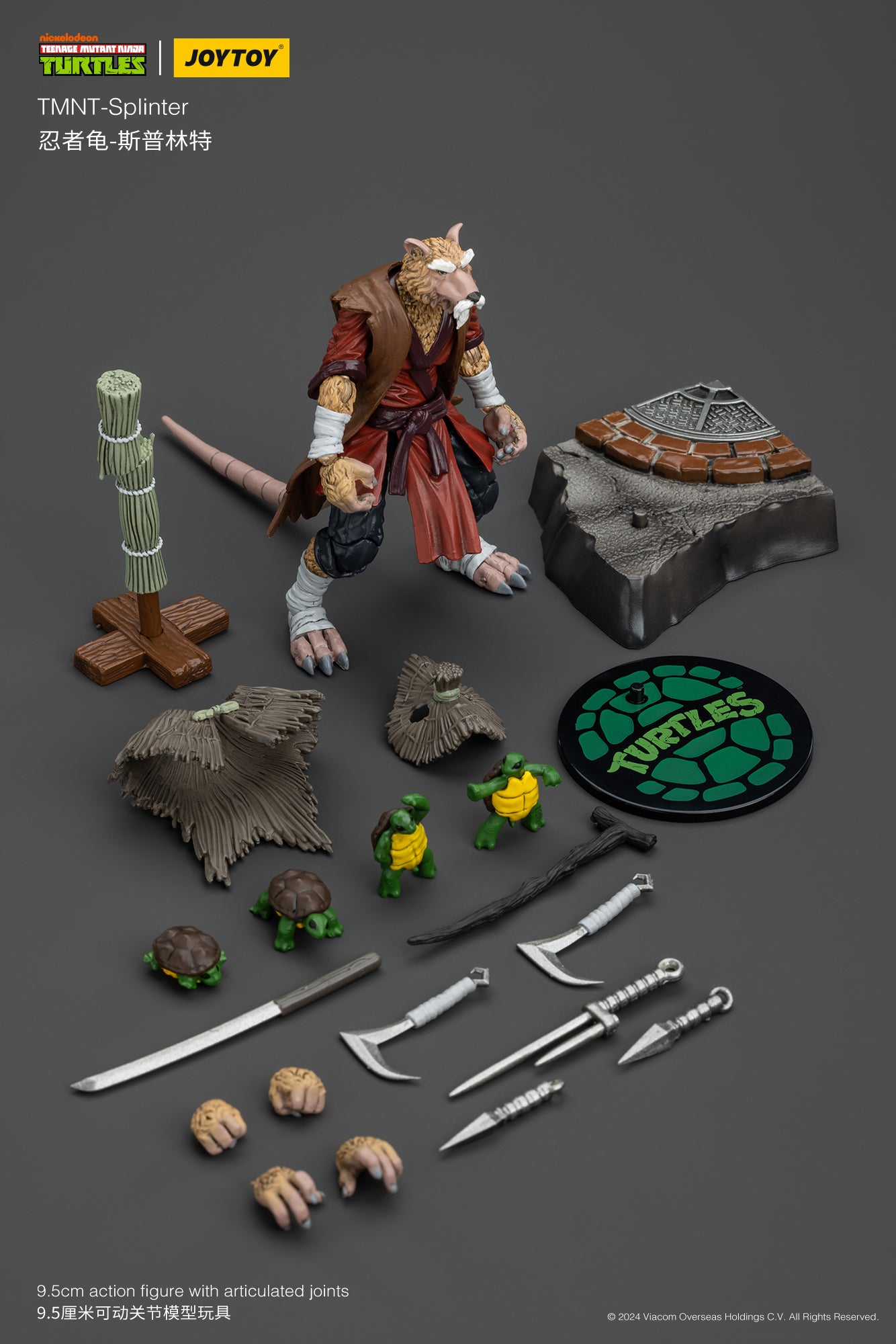 JOY TOY TMNT Splinter (In Stock)