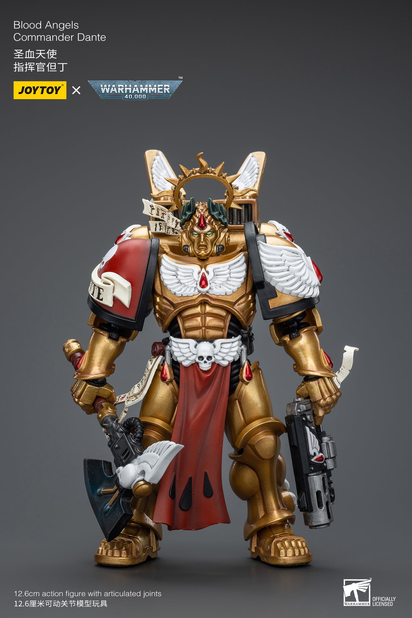 Warhammer 40k Blood Angels Commander Dante NZ Figuarts NzFiguarts warhammer-40k-blood-angels-commander-dante-nz-figuarts-nzfiguarts