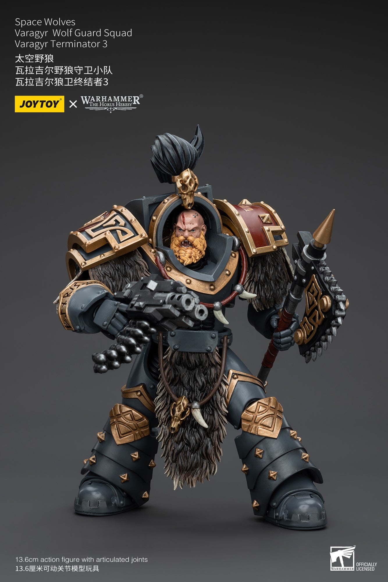(Pre-Order) Warhammer The Horus Heresy Space Wolves Varagyr Wolf Guard Squad Varagyr Terminator 3