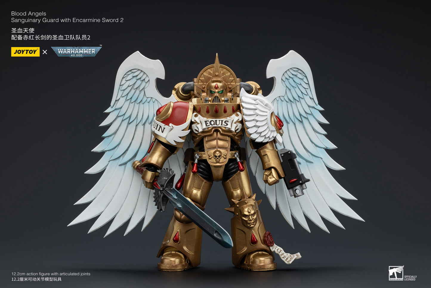 Warhammer 40k Blood Angels Sanguinary Guard with Encarmine Sword 2 (In Stock)