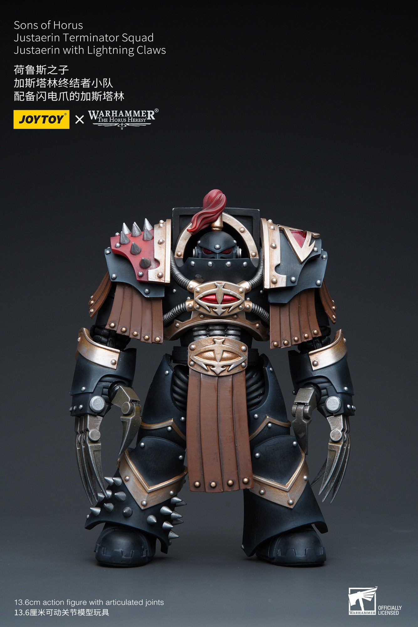 Warhammer Sons of Horus Justaerin Terminator Squad Justaerin with Lightning Claws (In Stock)