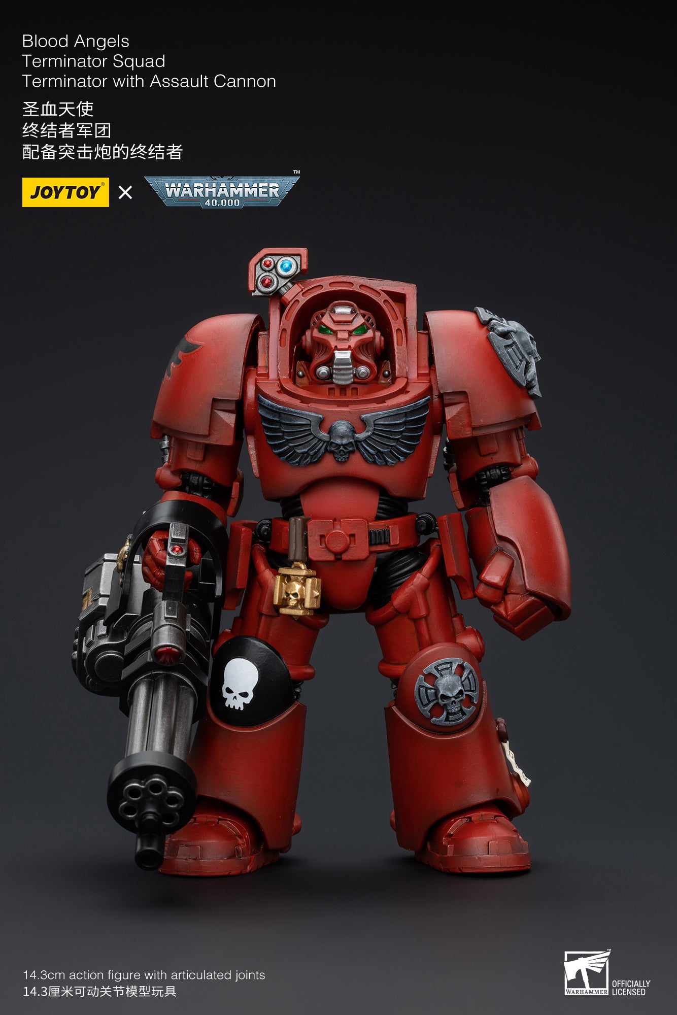 Warhammer 40k Blood Angels Terminator Squad Terminator with Assault Cannon (In Stock)