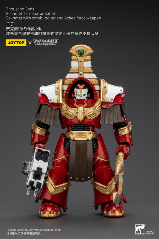 (Pre-Order) Warhammer The Horus Heresy Thousand Sons Sekhmet Terminator Cabal Sekhmet With Combi-Bolter And Achea Force Weapon