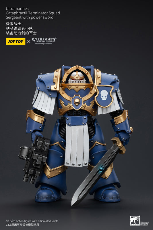 Warhammer The Horus Heresy Space Ultramarines Cataphractii Terminator Squad Sergeant with Power Sword