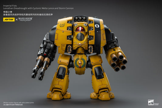(Pre-Order) Warhammer Imperial Fists Leviathan Dreadnought with Cyclonic Melta Lance and Storm Cannon