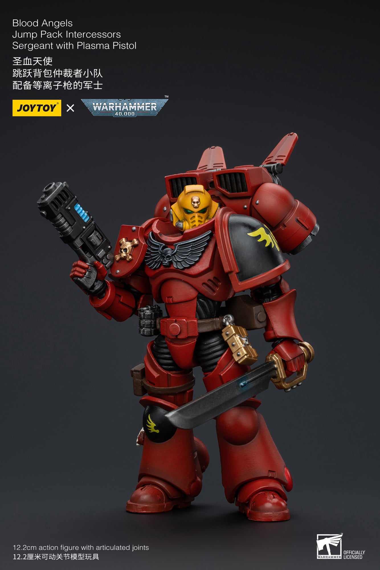 (Pre-Order) Warhammer 40k Blood Angels Jump Pack Intercessors Sergeant (In Stock)
