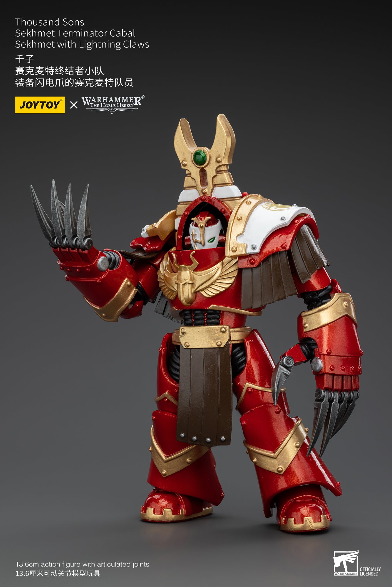 (Pre-Order) Warhammer The Horus Heresy Thousand Sons Sekhmet Terminator Cabal Sekhmet With Lightning Claws