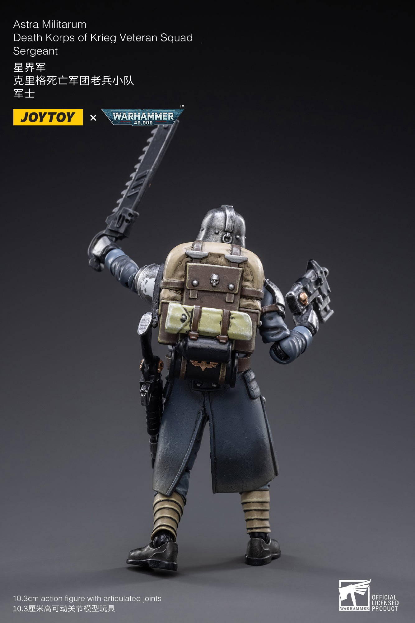 Warhammer 40k Astra Militarum Death Korps of Krieg Veteran Squad Sergeant - Reissue (In Stock)