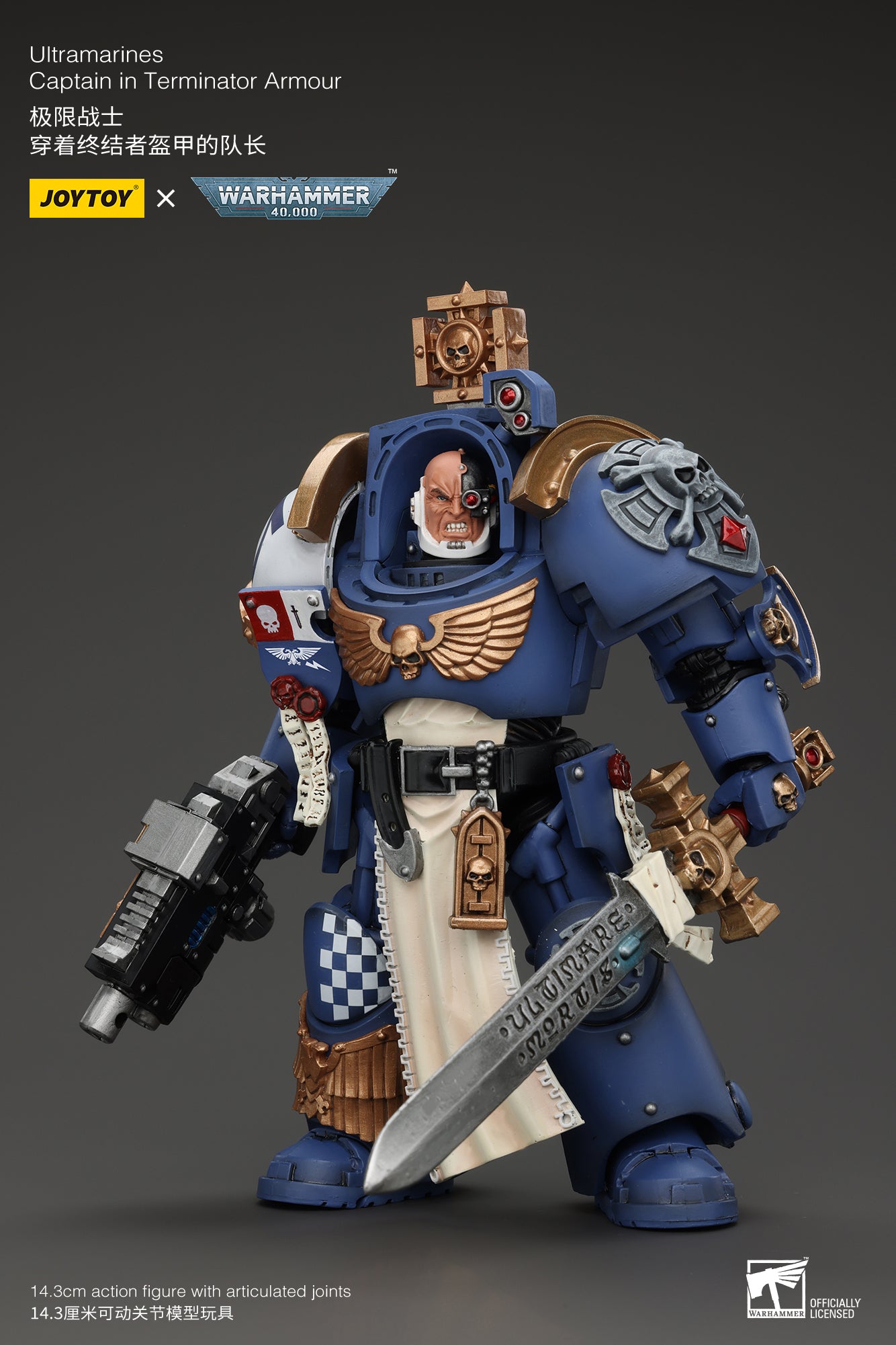 Warhammer 40k Ultramarines Captain In Terminator Armour (In Stock)