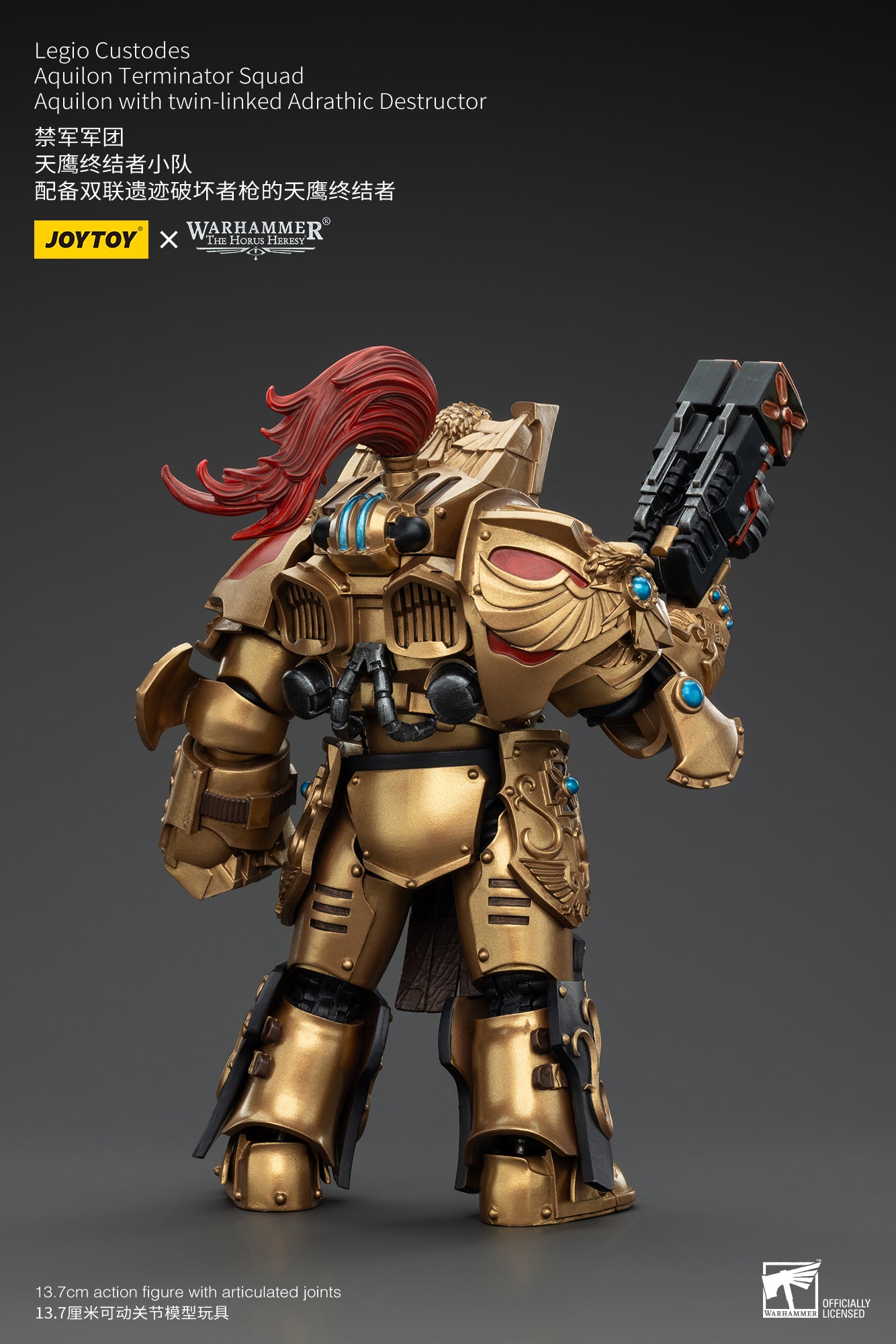 (Pre-Order) Warhammer The Horus Heresy Legio Custodes Aquilon Terminator Squad Aquilon with twin-linked Adrathic Destructor