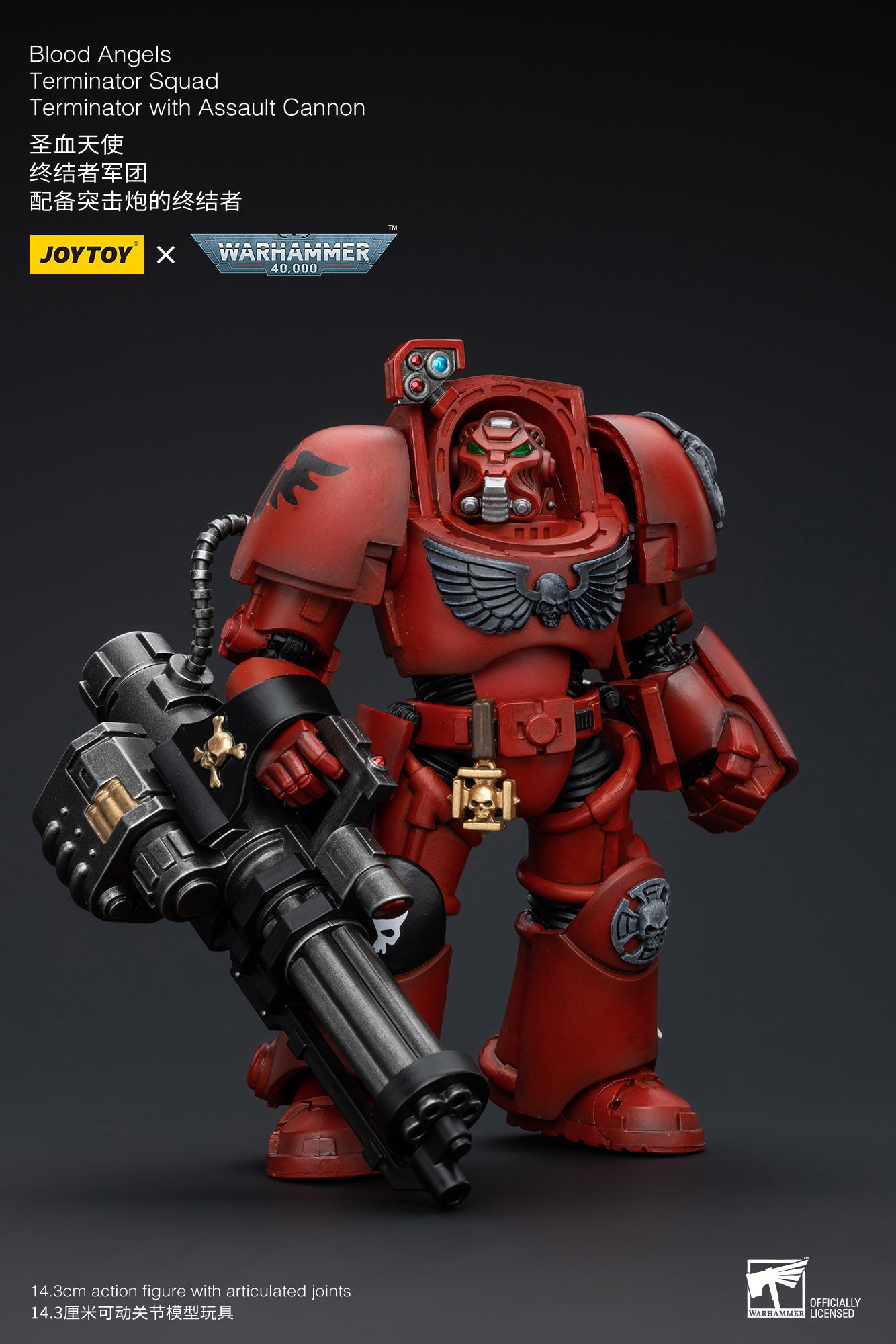 Warhammer 40k Blood Angels Terminator Squad Terminator with Assault Cannon (In Stock)