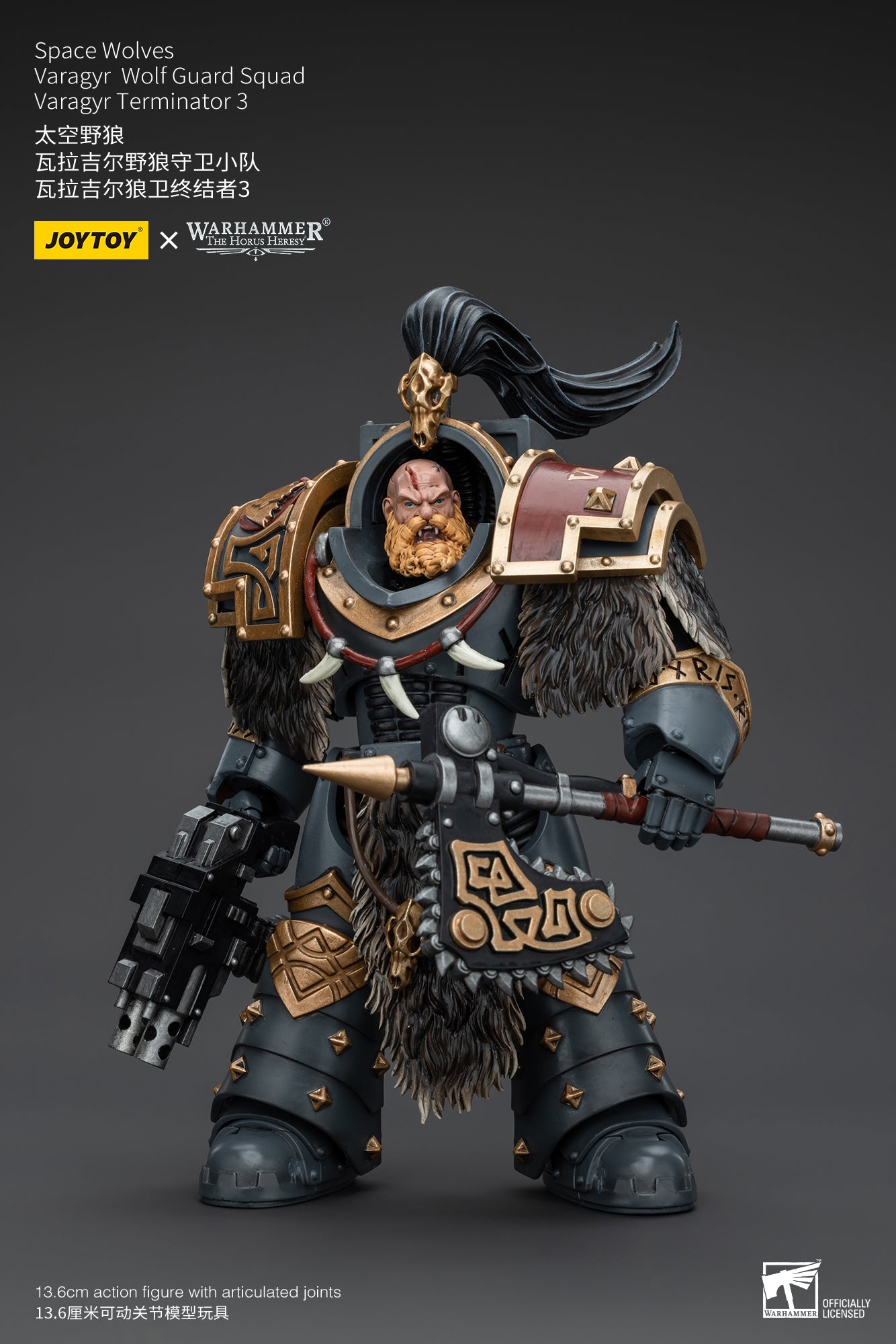 (Pre-Order) Warhammer The Horus Heresy Space Wolves Varagyr Wolf Guard Squad Varagyr Terminator 3