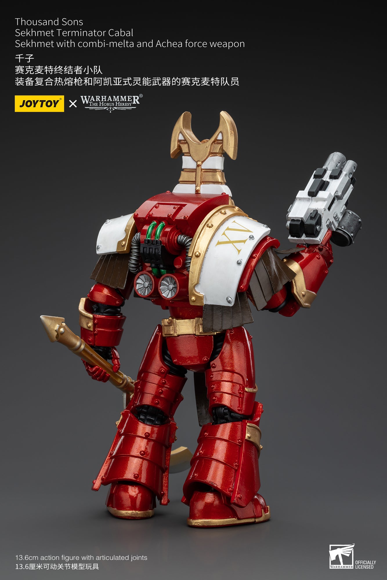 (Pre-Order) Warhammer The Horus Heresy Thousand Sons Sekhmet Terminator Cabal Sekhmet With Combi-Melta And Achea Force Weapon