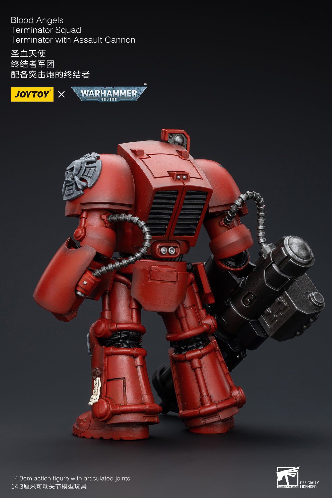 Warhammer 40k Blood Angels Terminator Squad Terminator with Assault Cannon (In Stock)