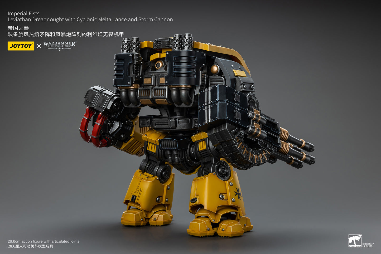 (Pre-Order) Warhammer Imperial Fists Leviathan Dreadnought with Cyclonic Melta Lance and Storm Cannon