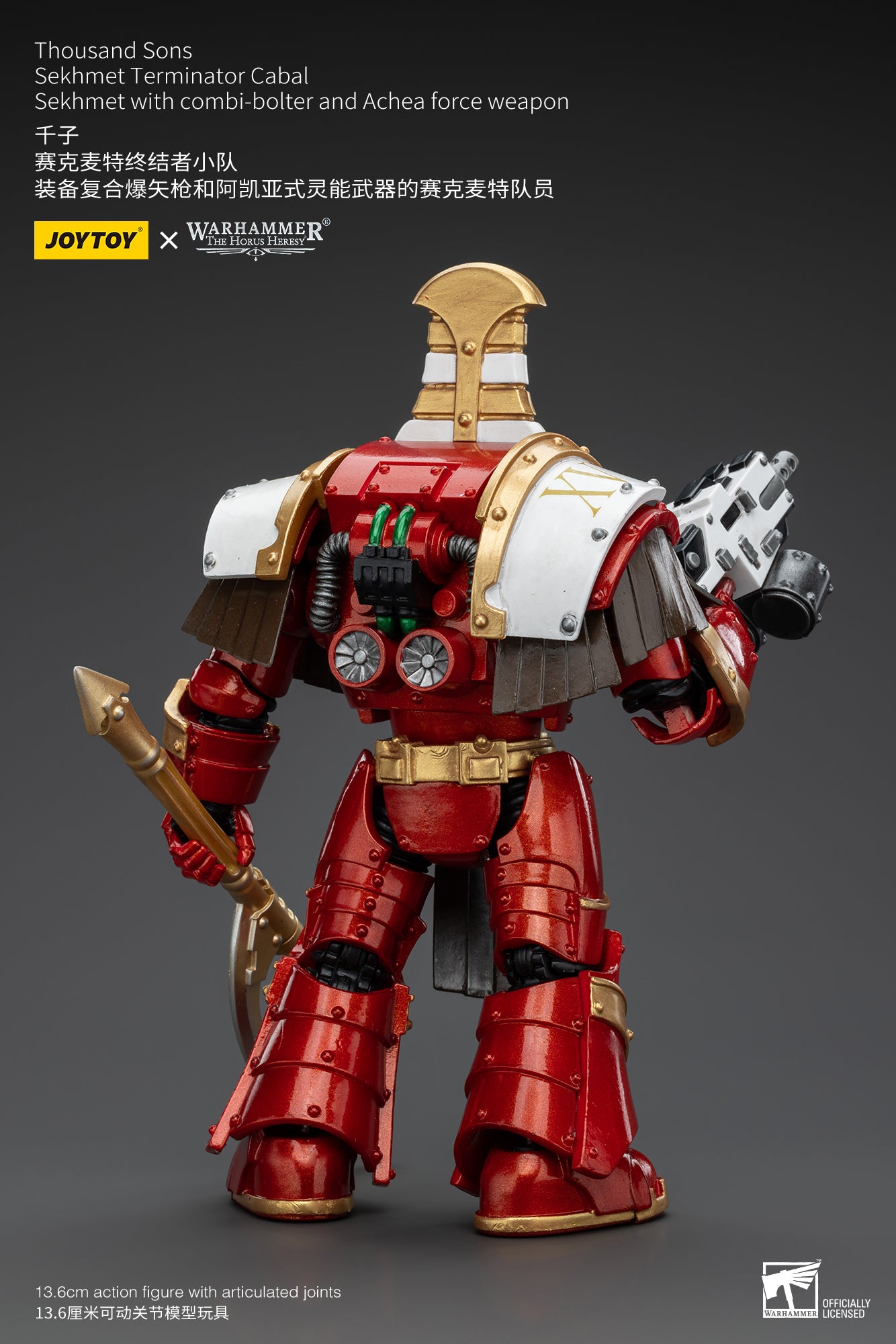 (Pre-Order) Warhammer The Horus Heresy Thousand Sons Sekhmet Terminator Cabal Sekhmet With Combi-Bolter And Achea Force Weapon
