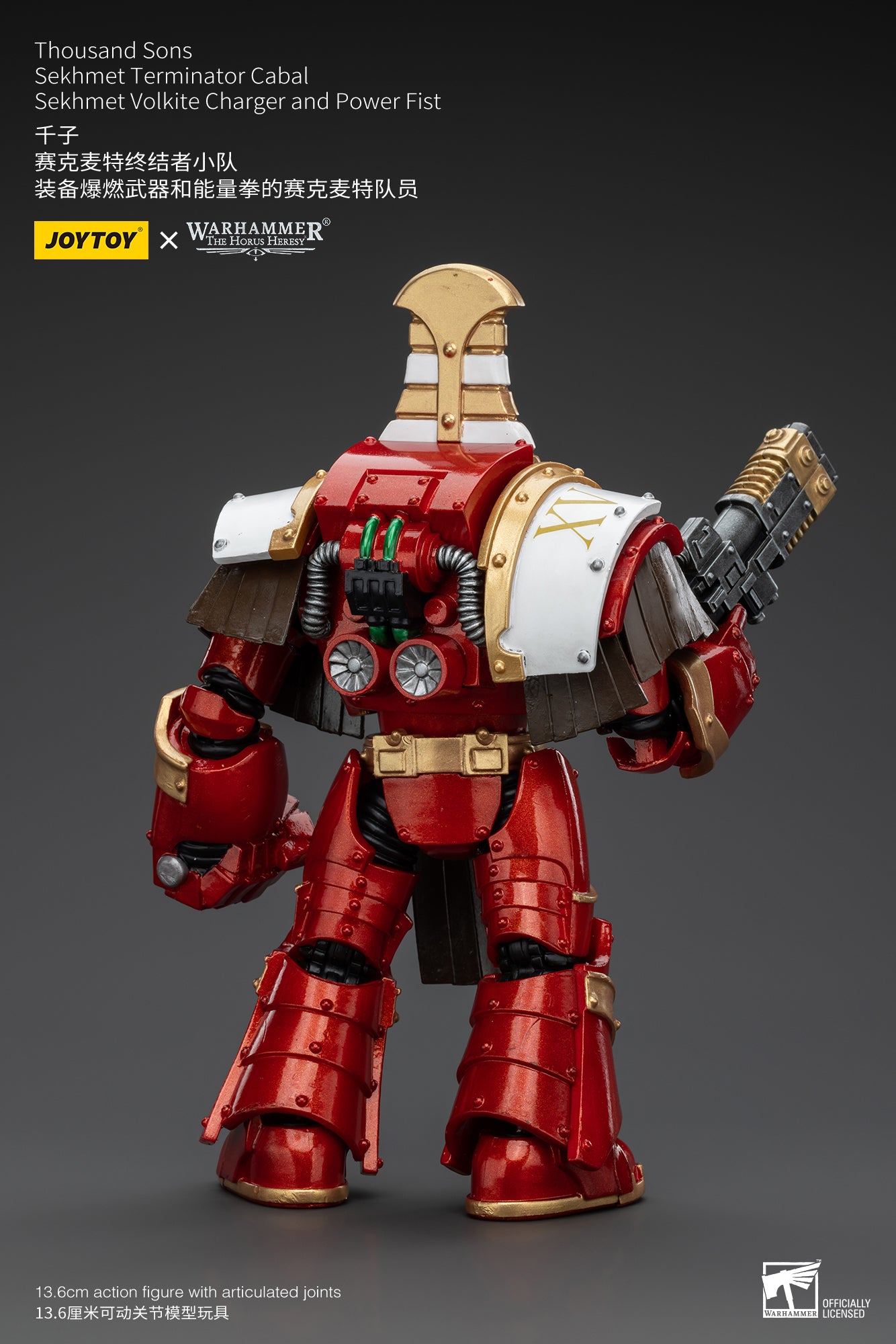 (Pre-Order) Warhammer The Horus Heresy Thousand Sons Sekhmet Terminator Cabal Sekhmet Volkite Charger And Power Fist