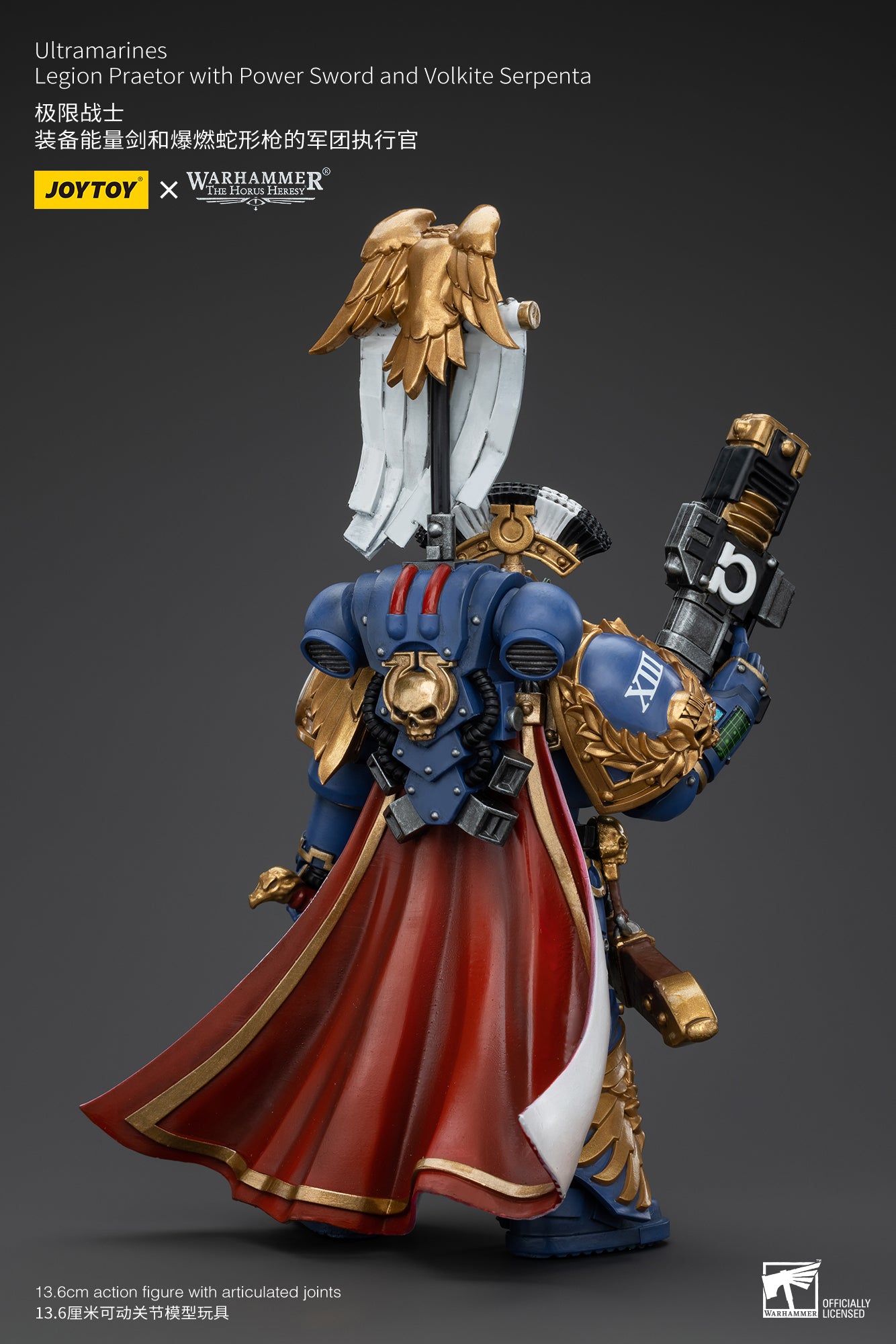 Warhammer The Horus Heresy Ultramarines Legion Praetor with Power Sword and Volkite Serpenta