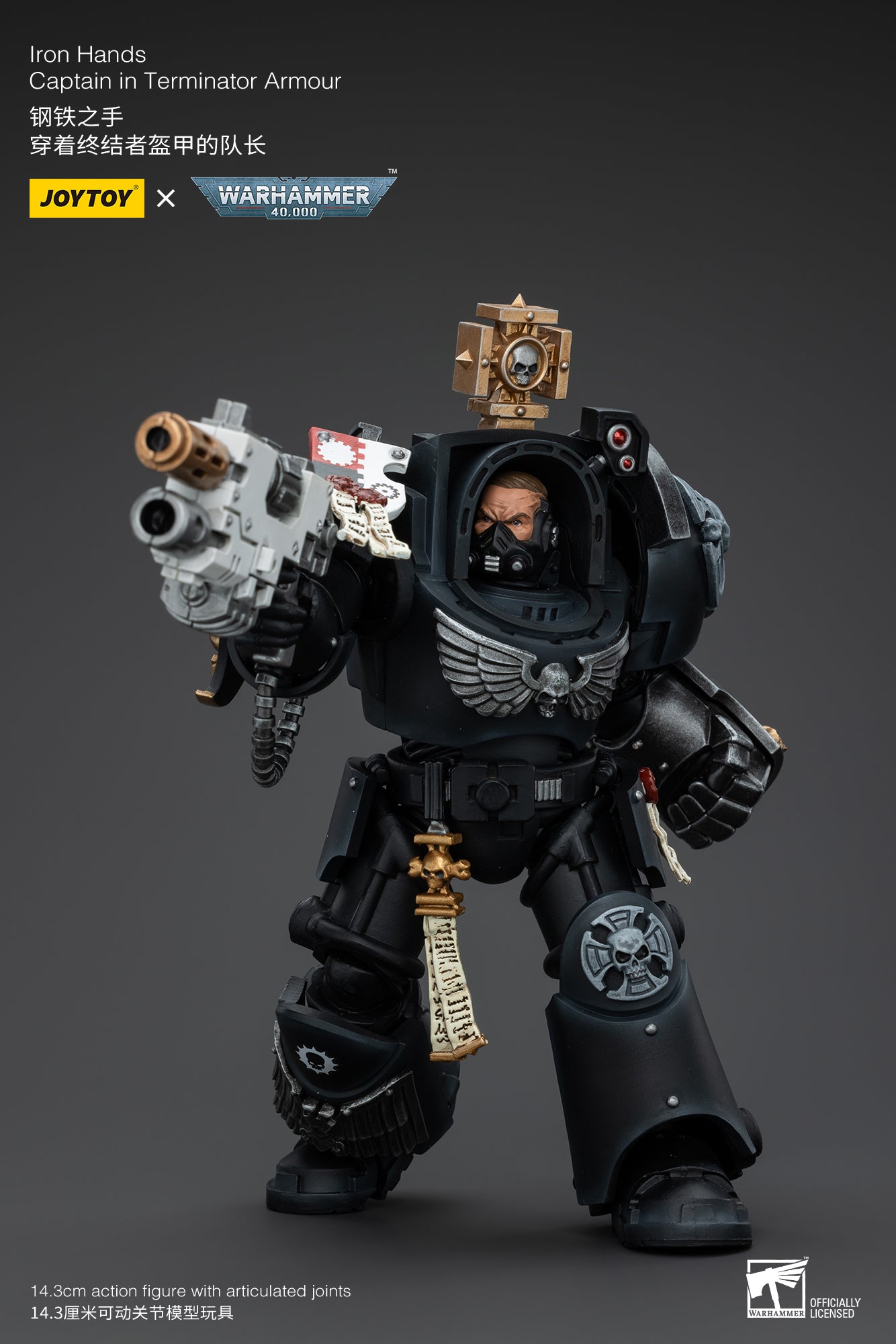 Warhammer 40k Iron Hands Captain in Terminator Armour (In Stock)